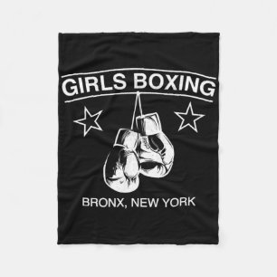 Rachel Famous -rachel Girls Boxing Bronx  Fleece Blanket