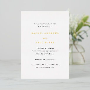 Rachel Formal Elegant Wedding Save the Date