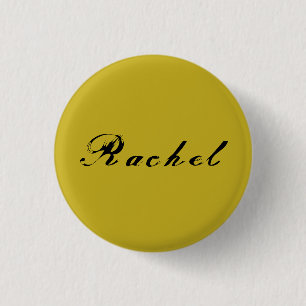 Rachel from Orphan Black calligraphy antique 3 Cm Round Badge