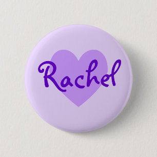 Rachel in Purple 6 Cm Round Badge