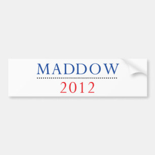 Rachel Maddow 2012 Bumper Sticker