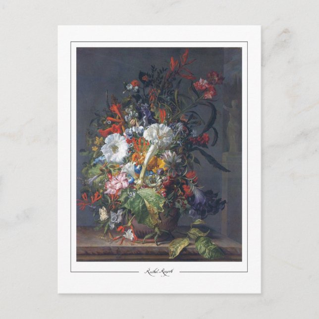 Rachel Ruysch #4 - Fine Art Postcard (Front)