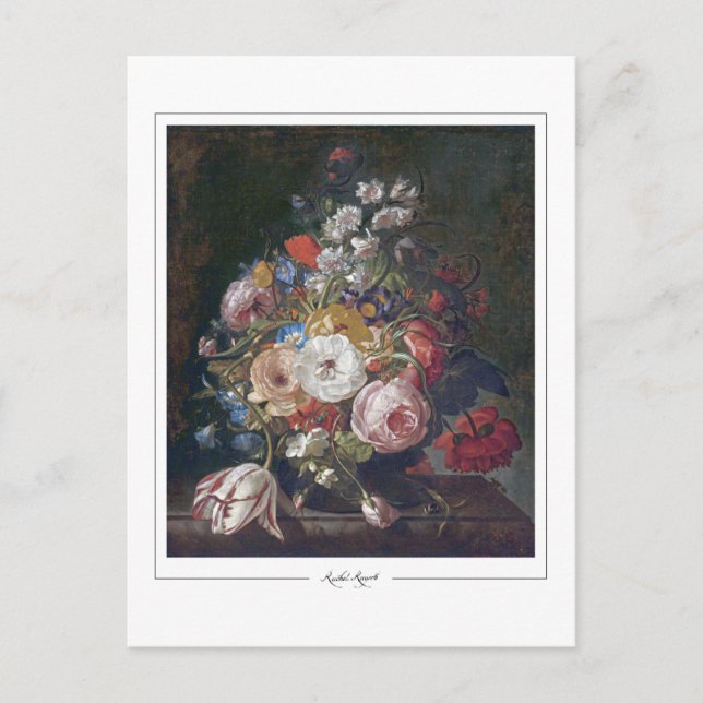 Rachel Ruysch #61 - Fine Art Postcard (Front)