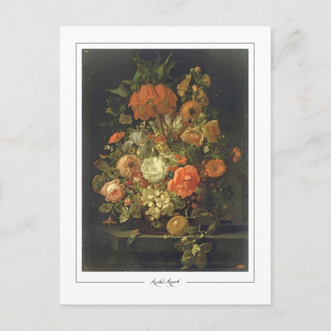 Rachel Ruysch #64 - Fine Art Postcard (Front)