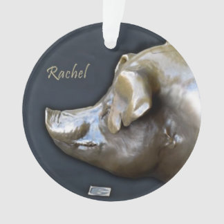RACHEL THE PIGGY BANK Ornament
