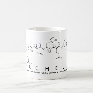 Rachela peptide name mug