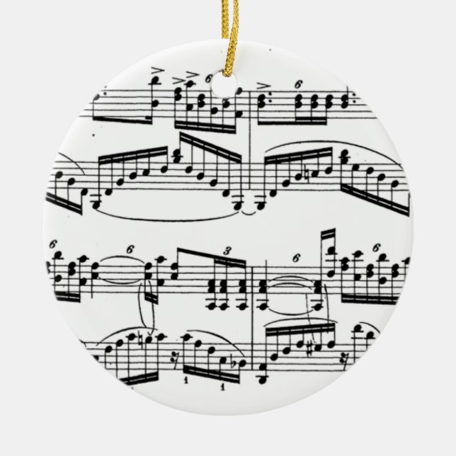 Rachmaninoff Ornament (Front)