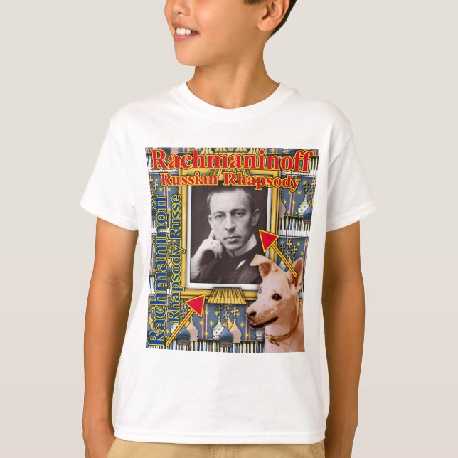 Rachmaninoff Russian Rhapsody T-Shirt (Front)