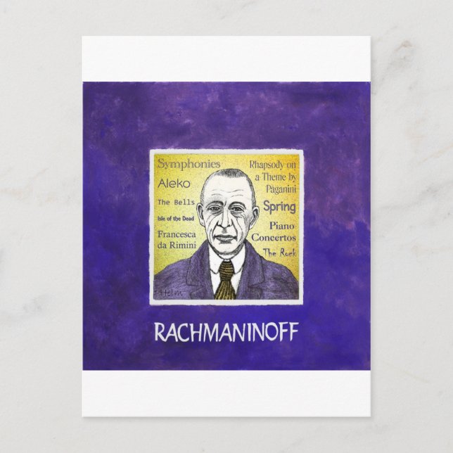 Rachmaninov Postcard (Front)