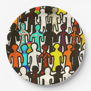Racial Equality Collection Paper Plate