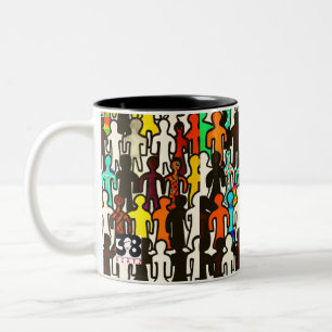 Racial Equality Two-Tone Coffee Mug