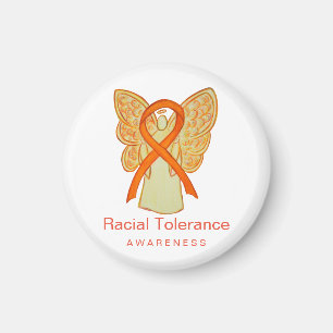 Racial Tolerance Awareness Ribbon Fridge Magnet