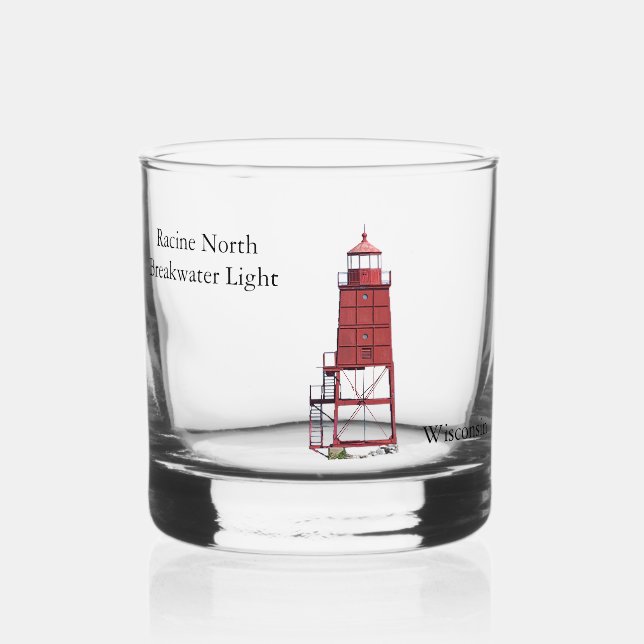 Racine North Breakwater Light glass (Front)