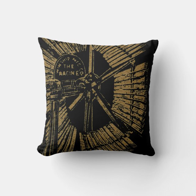 Racine Wind Mill Racine Wisconsin 1889 Cushion (Front)