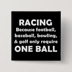 Racing 15 Cm Square Badge