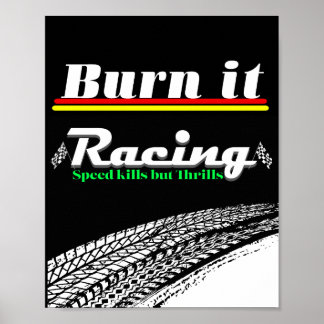 racing aesthetic design poster