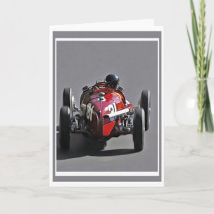 Racing Away Card