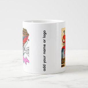 Racing Bike Art Speed Large Coffee Mug
