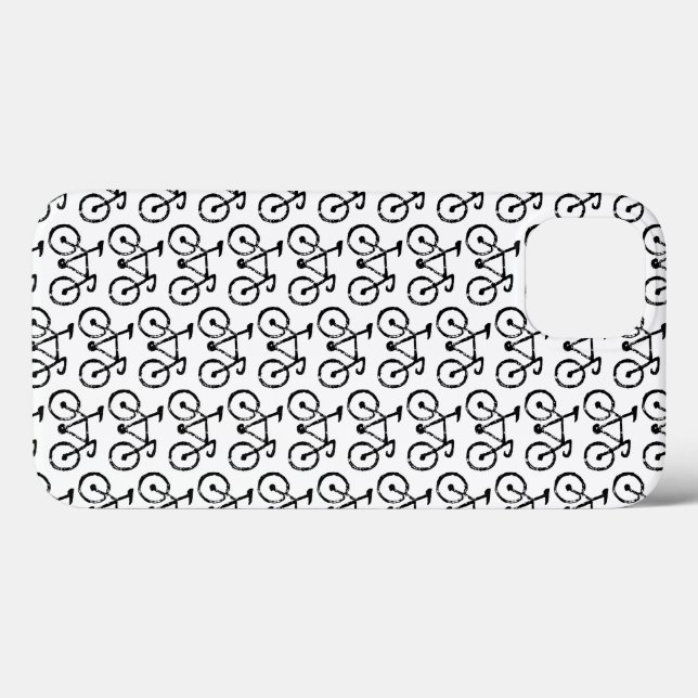 Racing Bike Lino Print  iPhone / iPad case (Back (Horizontal))