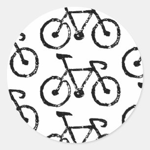 Racing Bike Print Sticker