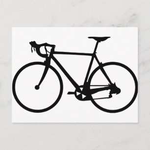 racing bike - racer bicycle postcard
