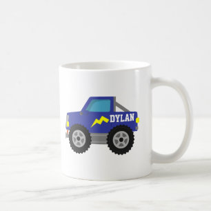 Racing Blue Monster Truck, for Boys Coffee Mug