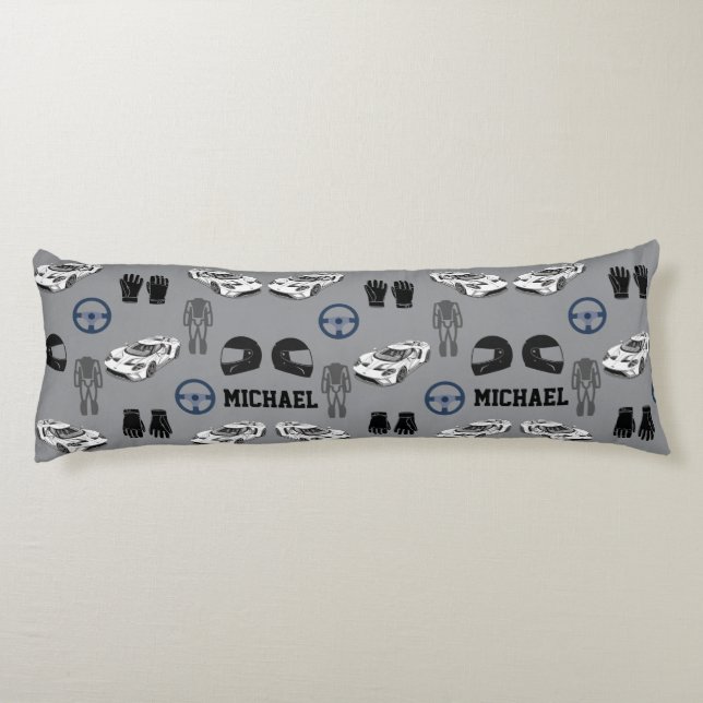 Racing car Body Pillow (Back)