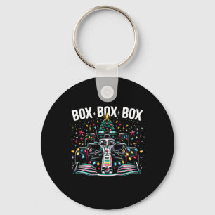 Racing Car Box Box Box Radio Call Fun Christmas Tr Key Ring