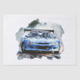 Racing Car Decoupage Tissue Paper