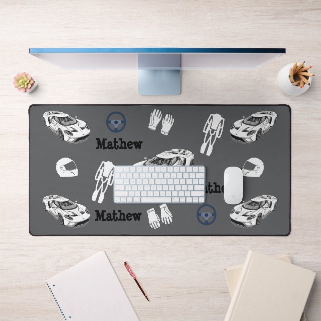 Racing car Desk Mat (Office 1)
