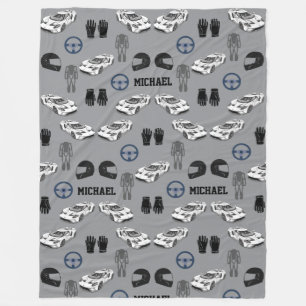 Racing car Fleece Blanket