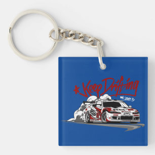 RACING CAR KEEP DRIFTING AND SCRAPE IT! KEY RING