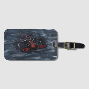 Racing car Luggage Tag