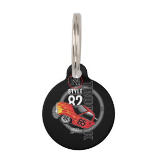 Racing Car _ Motor 14 Pet Tag
