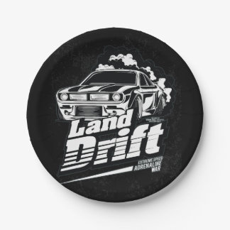 Racing Car _ Motor (253) Paper Plate