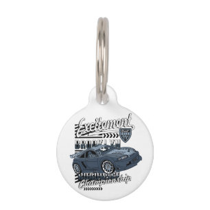 Racing Car _ Motor Pet Tag