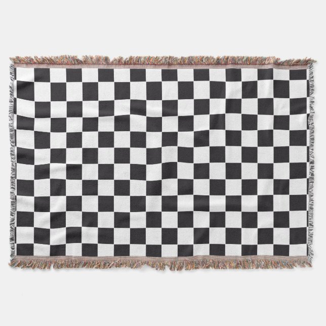 Racing Car Pattern + your background colour Throw Blanket (Front)