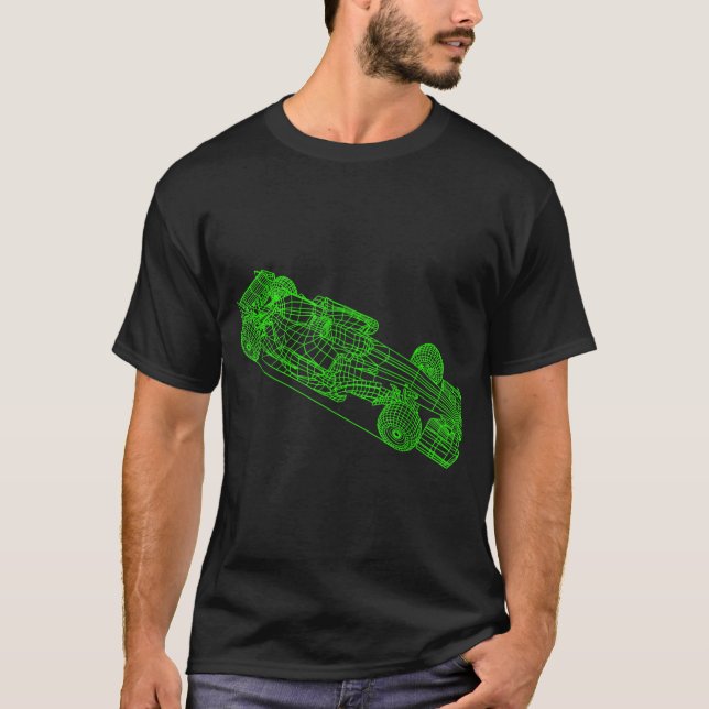 Racing Car Racecar Formula Motorsport T-Shirt (Front)