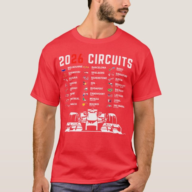 Racing Car Silhouette girl T-Shirt (Front)