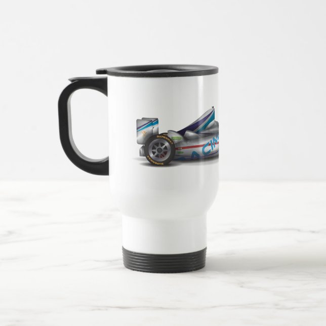 Racing Car Travel Mug (Left)