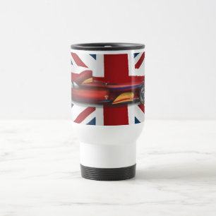 Racing Car UK Travel Mug