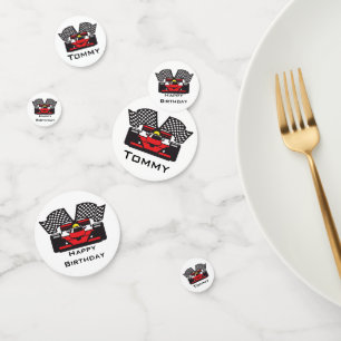 Racing Cars Design Table Confetti