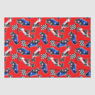 Racing Cars Tissue Paper