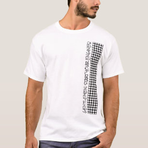 Racing Chequered Flag Gentlemen Start your Engines T-Shirt