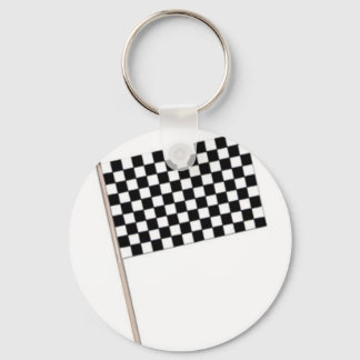 Racing Chequered Flags Key Ring