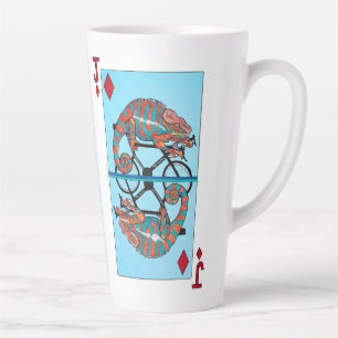 Racing Cyclist Large Latte Mug