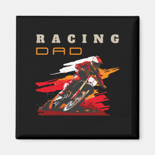 Racing Dad Magnet