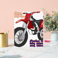 Racing Dirt Bike Art