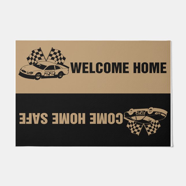 Racing Doormat, Racing Home Decor Mat (Front)