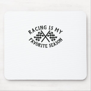 Racing Eye My Favourite Season Art Sticker Mouse Mat